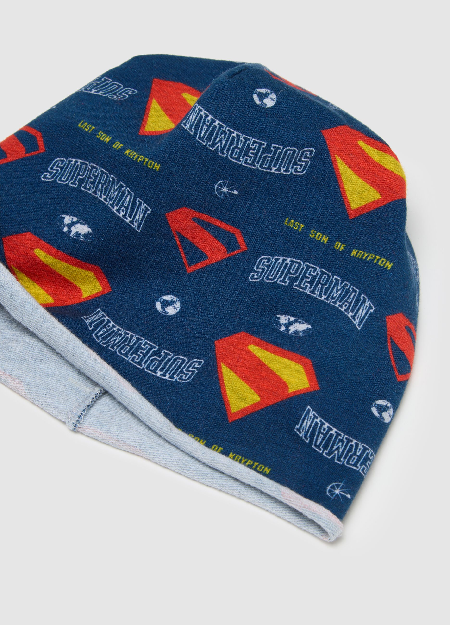 Grey stretch cotton child's hat