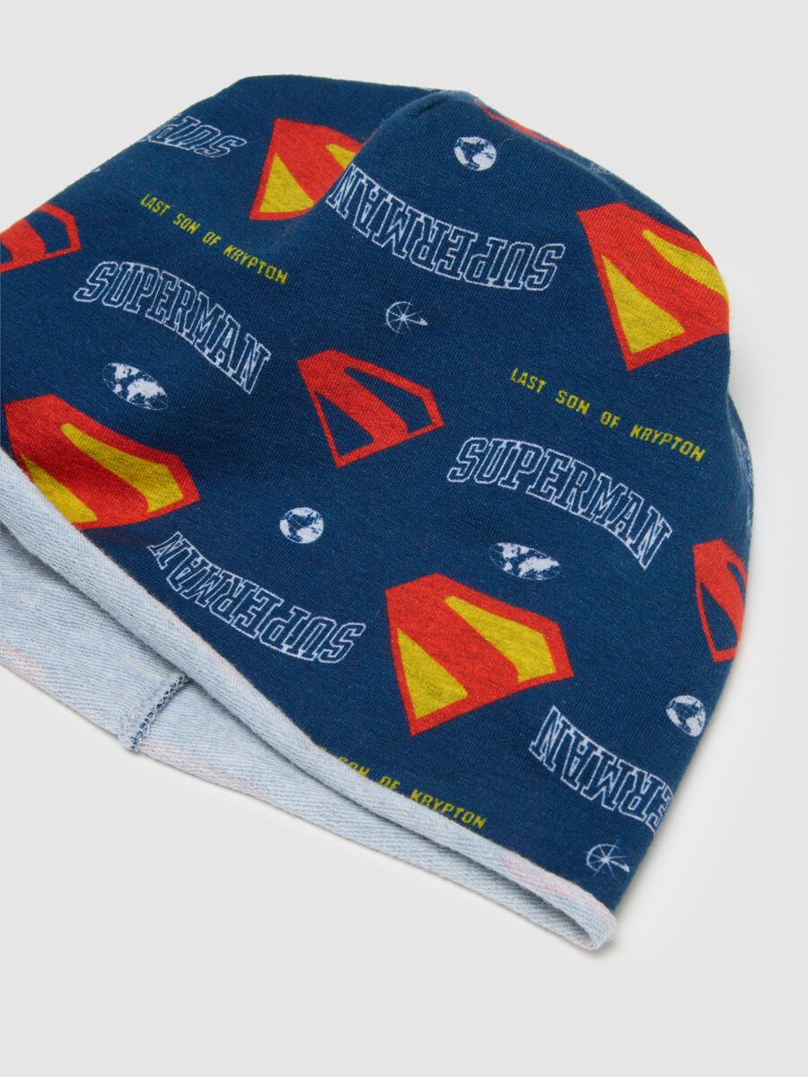 Grey stretch cotton child's hat_2