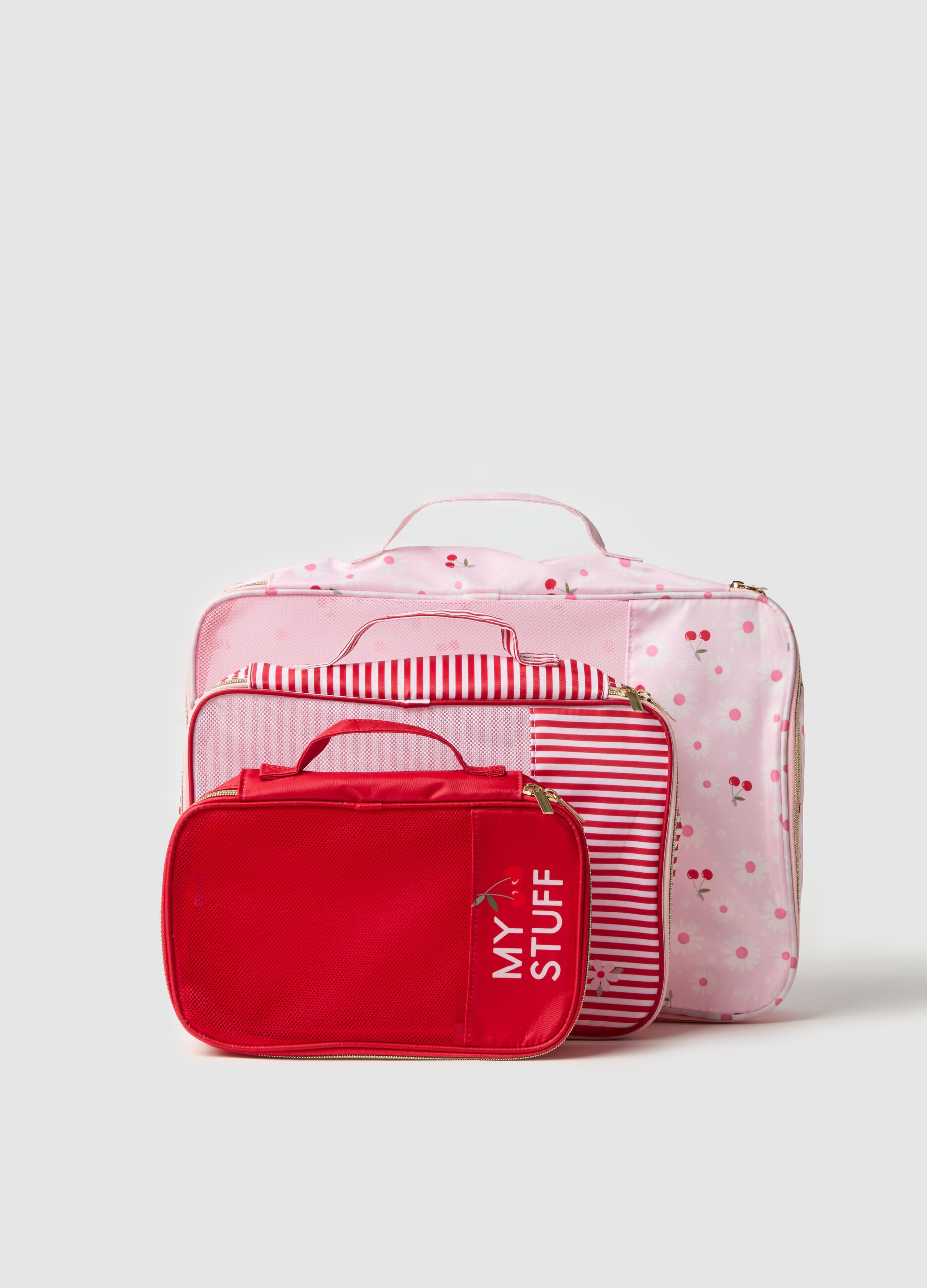 Three-pack laundry storage bags