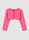 Pink long-sleeve cotton stretch T-shirt OVS Kids_0
