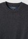 Grey cotton and cashmere blend crew-neck jumper_1