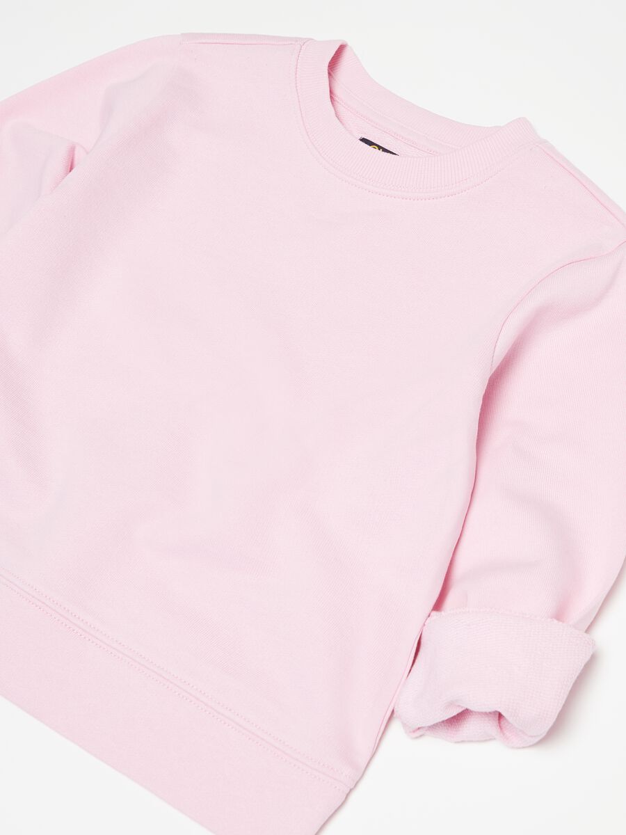 Solid colour sweatshirt in French terry_2