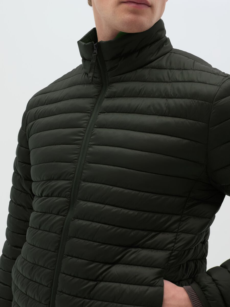 Full-zip ultralight quilted down jacket_2