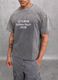 Sunfaded Oversized T-shirt Vintage Grey_2