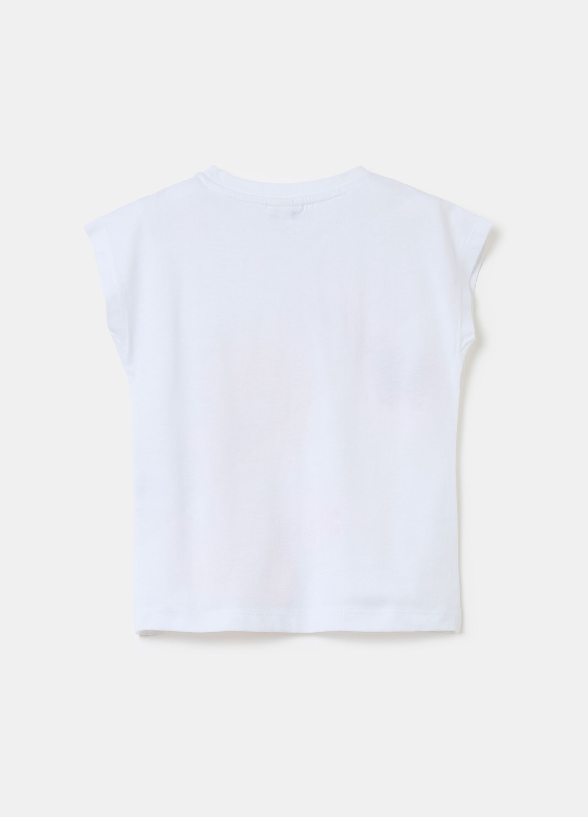 T-shirt in cotone con stampa Titti