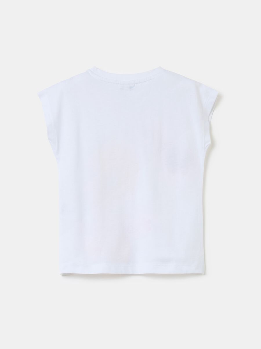 T-shirt in cotone con stampa Titti_1