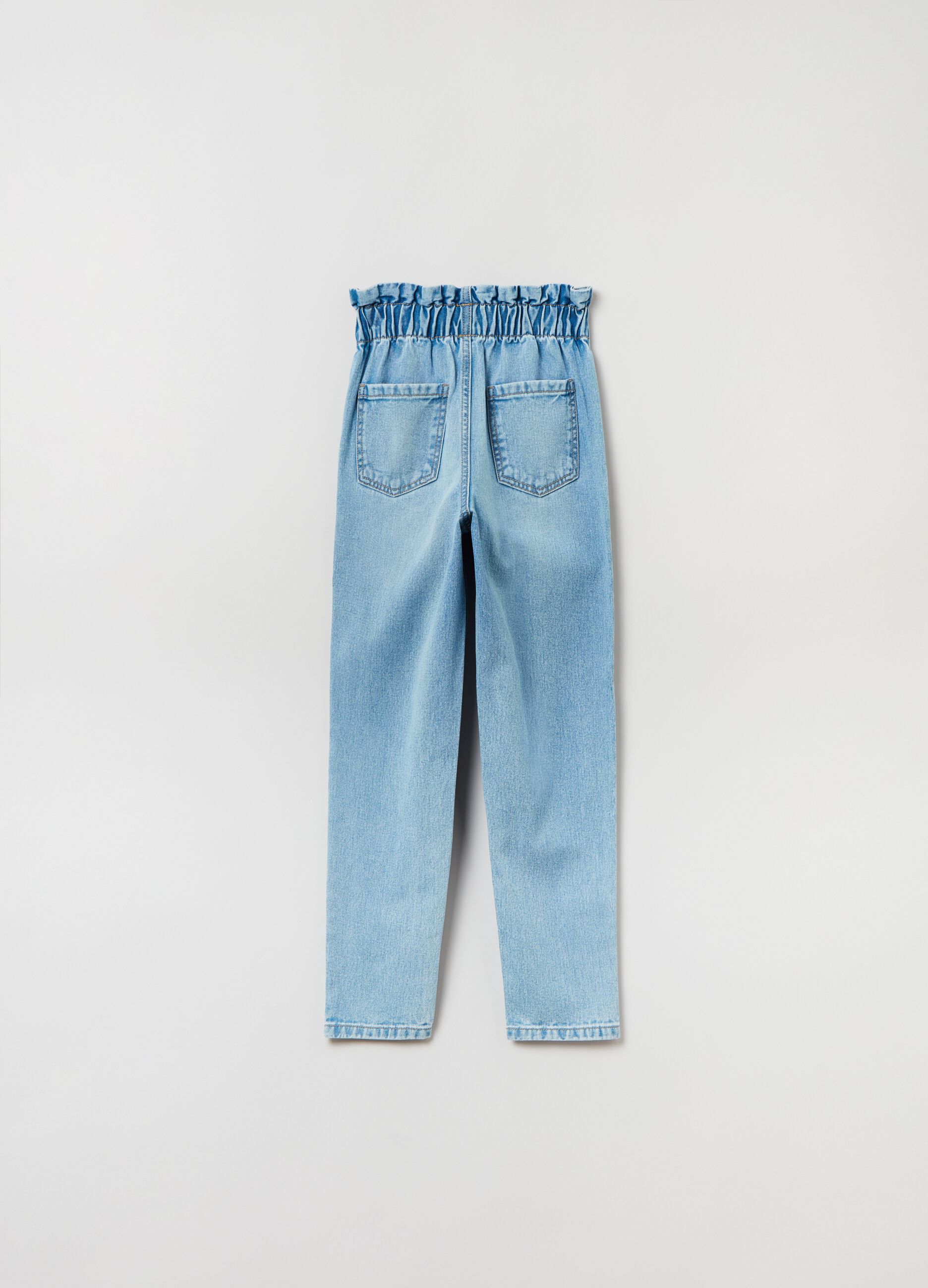 Jeans paper bag con tasche_1