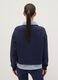 Blue cotton-blend regular fit jumper_2