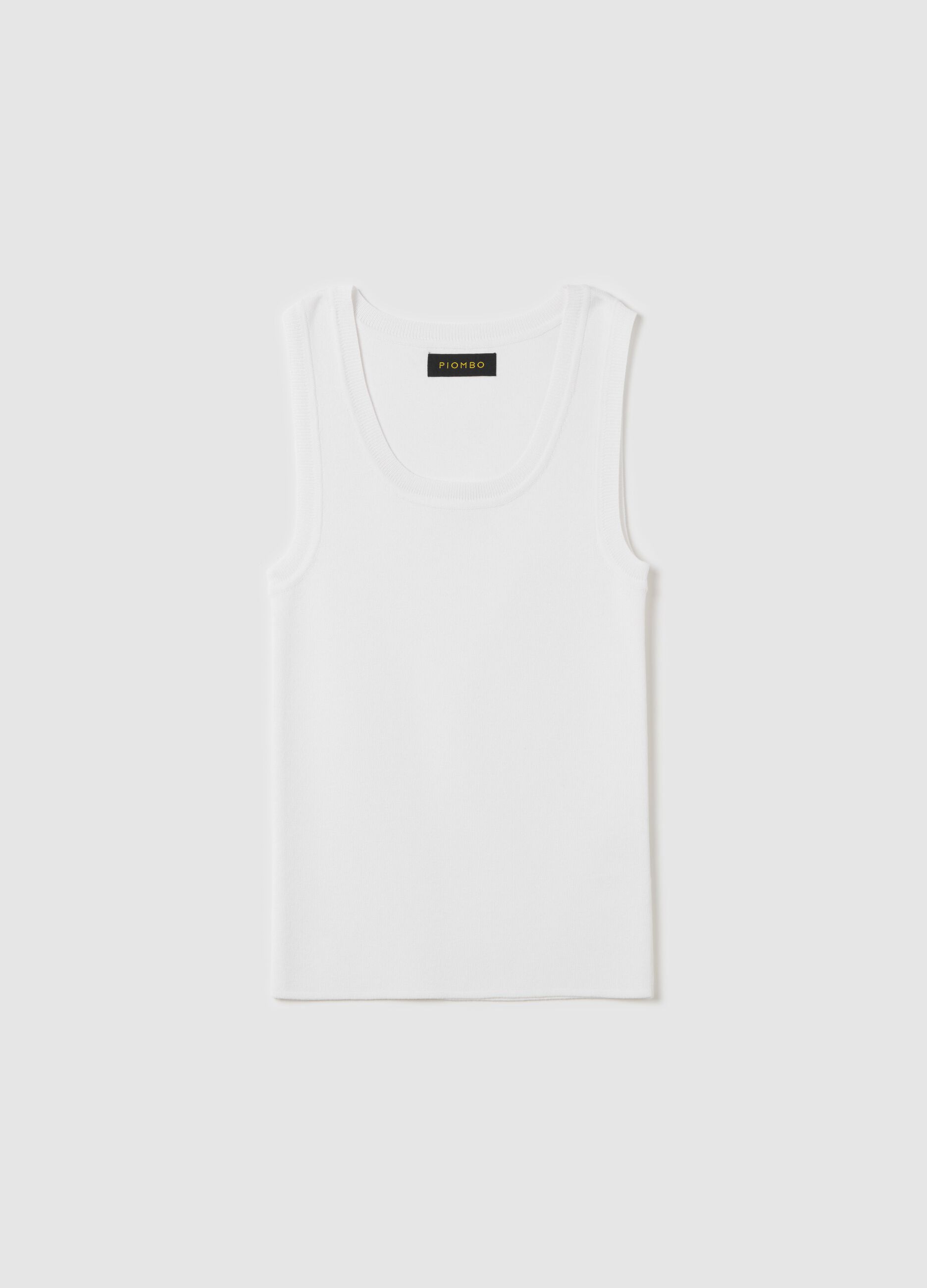 Solid colour tank top