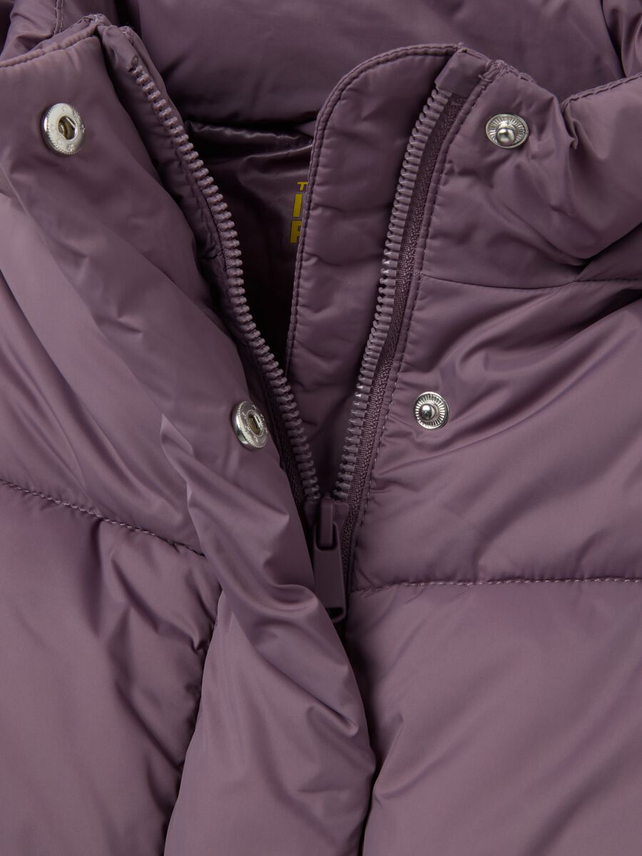 Malva Purple Kids' The Iconic Puffer Jacket with Hood_3