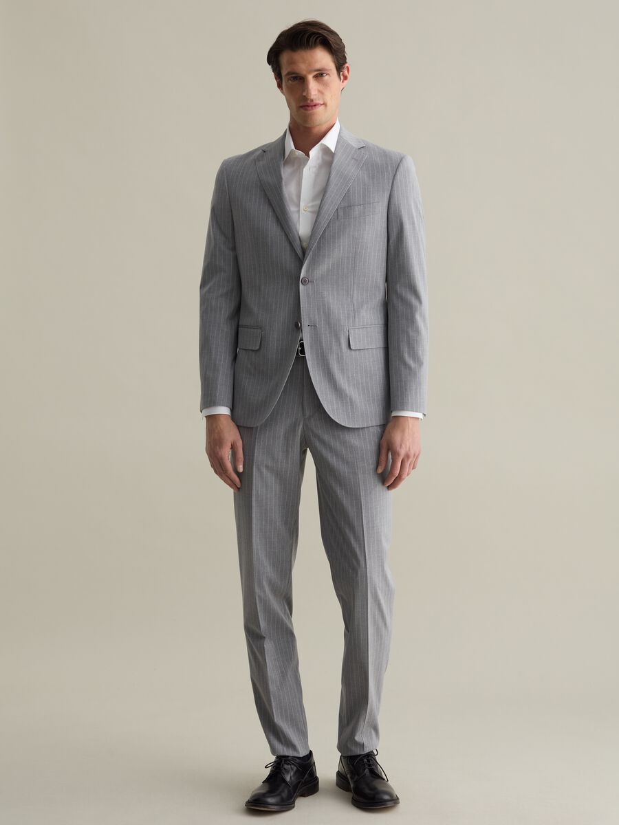 Pinstriped outfit_0