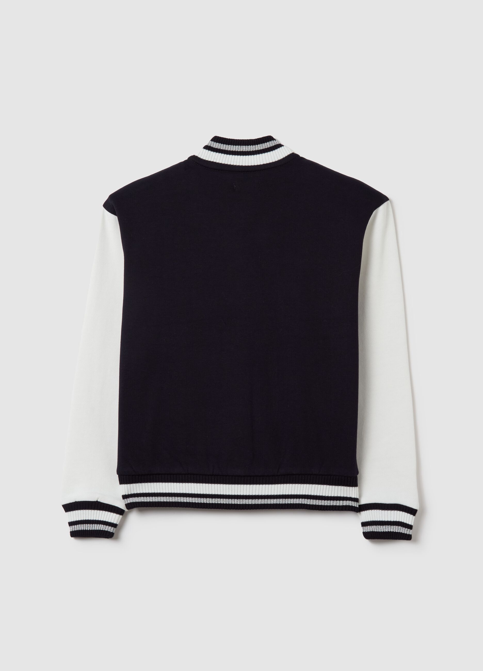 Bomber varsity con ricamo "London"