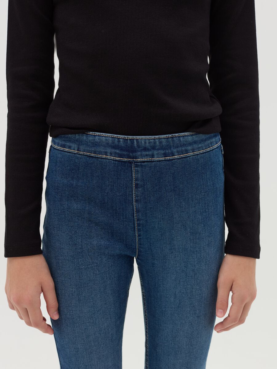Flare-fit jeggings with pockets_3