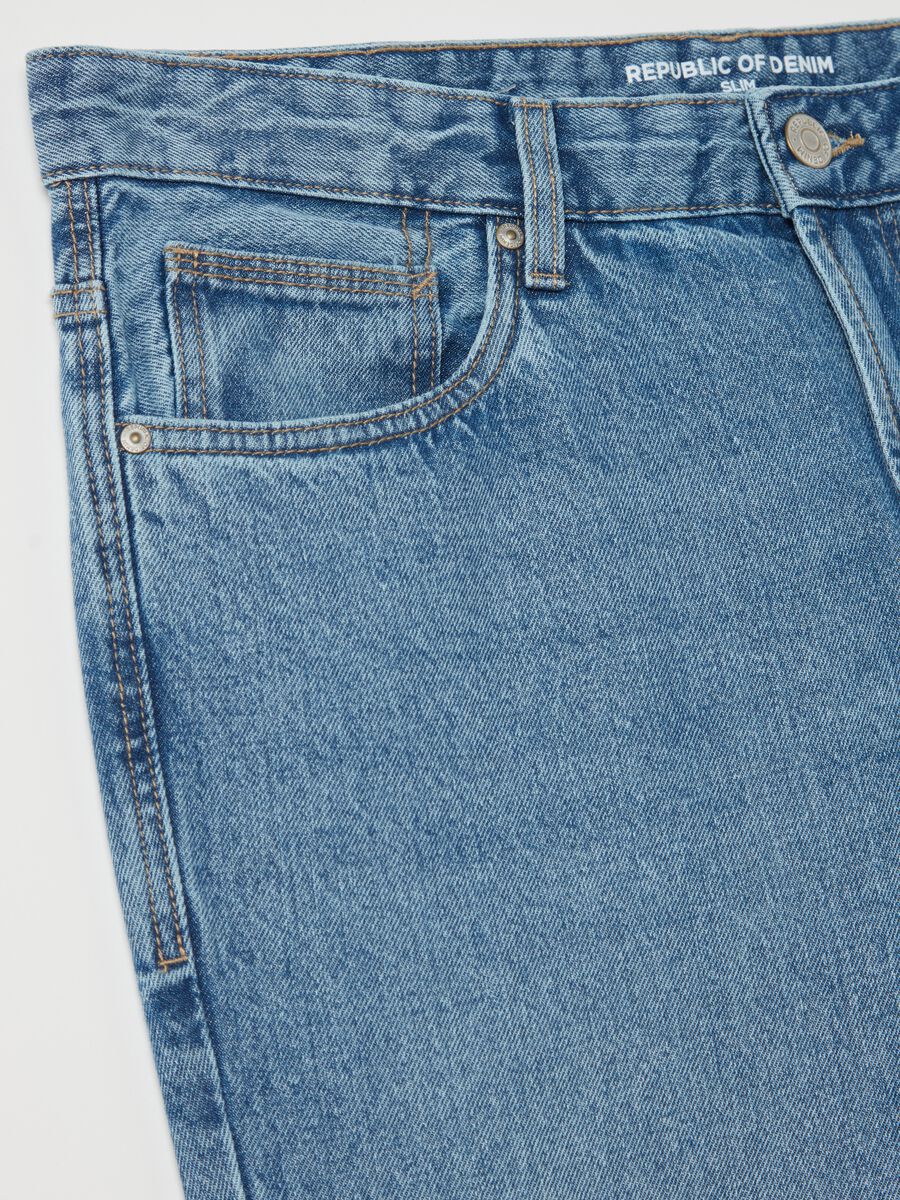 Jeans slim fit cinque tasche_5