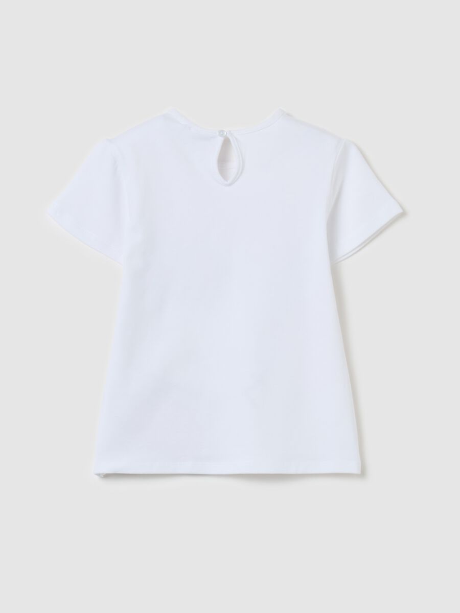 T-shirt with Hello Kitty print and glitter hearts_1