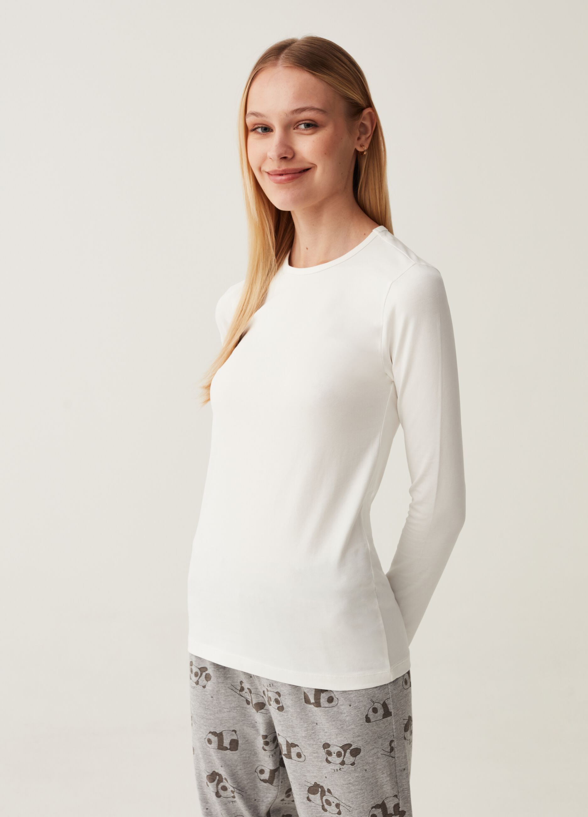 T-shirt intima termica a maniche lunghe_0