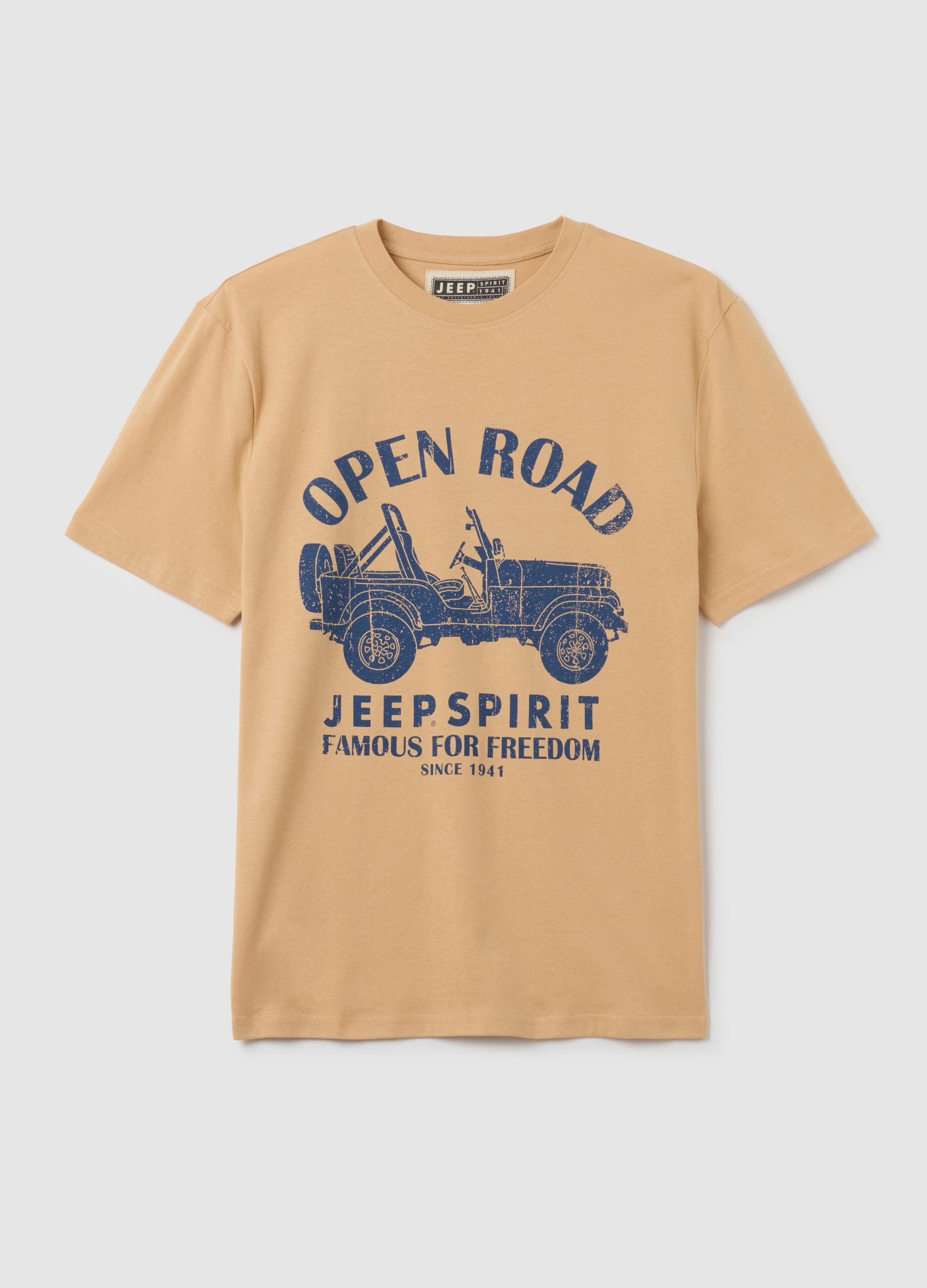 T-shirt in puro cotone multicolor regular fit