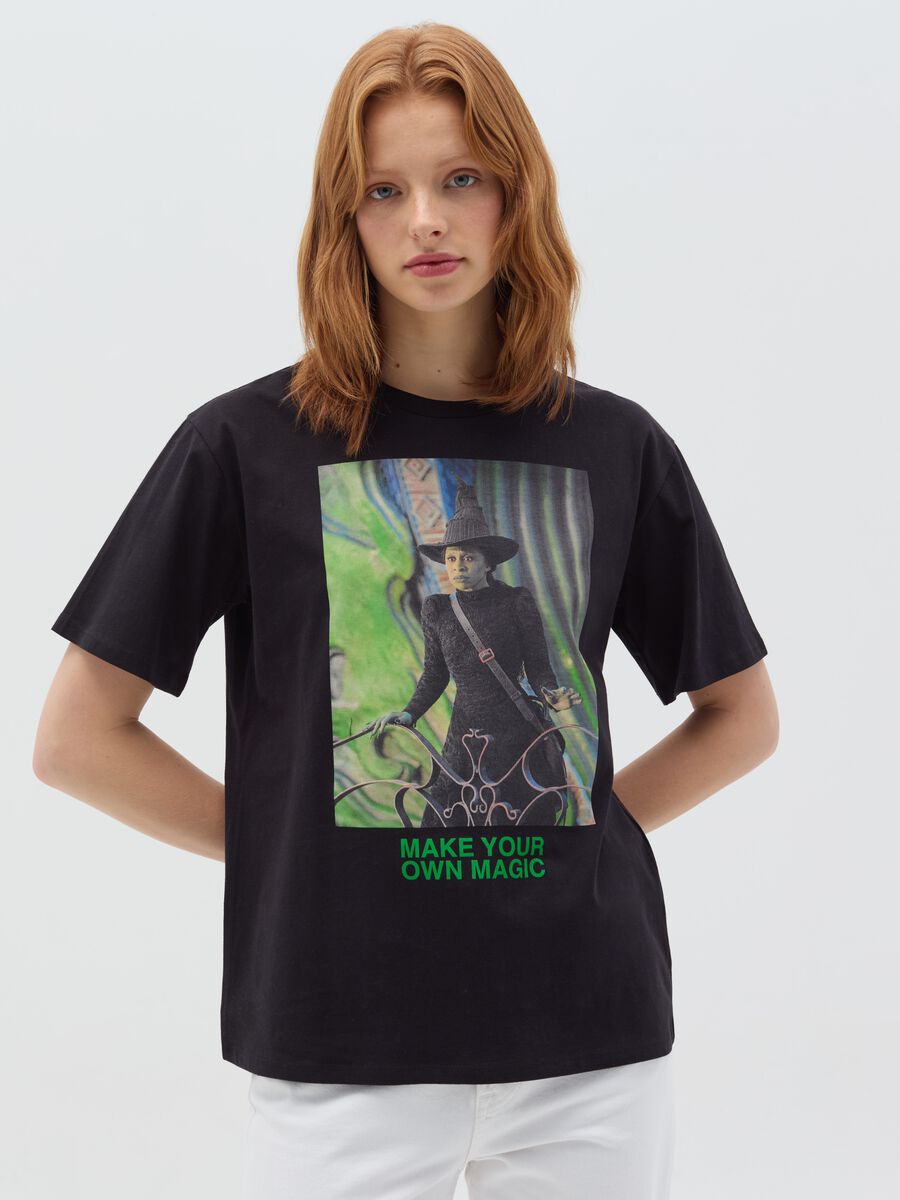 Relaxed-fit T-shirt with Wicked print_0