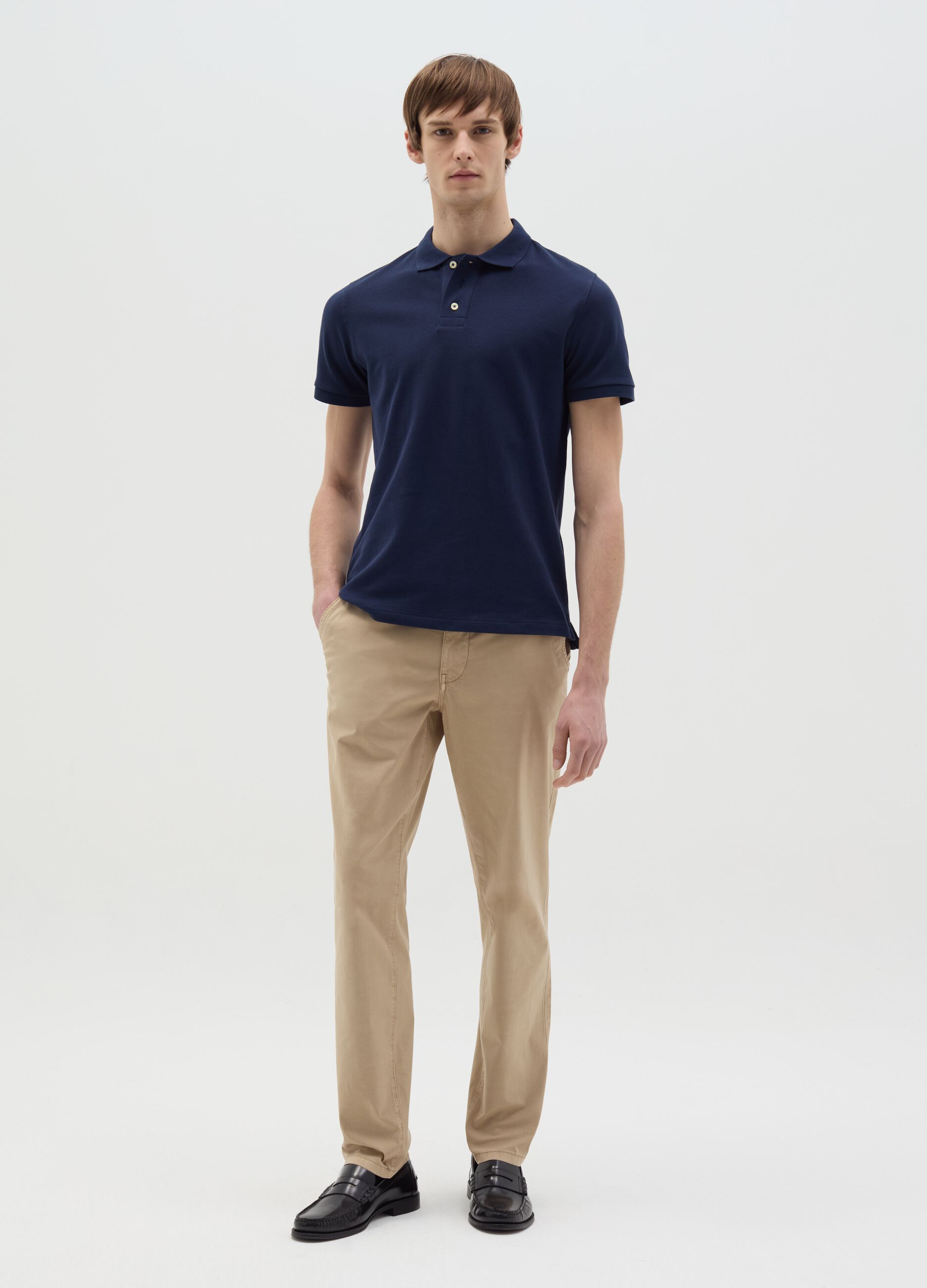 Polo in piquet di cotone bio 