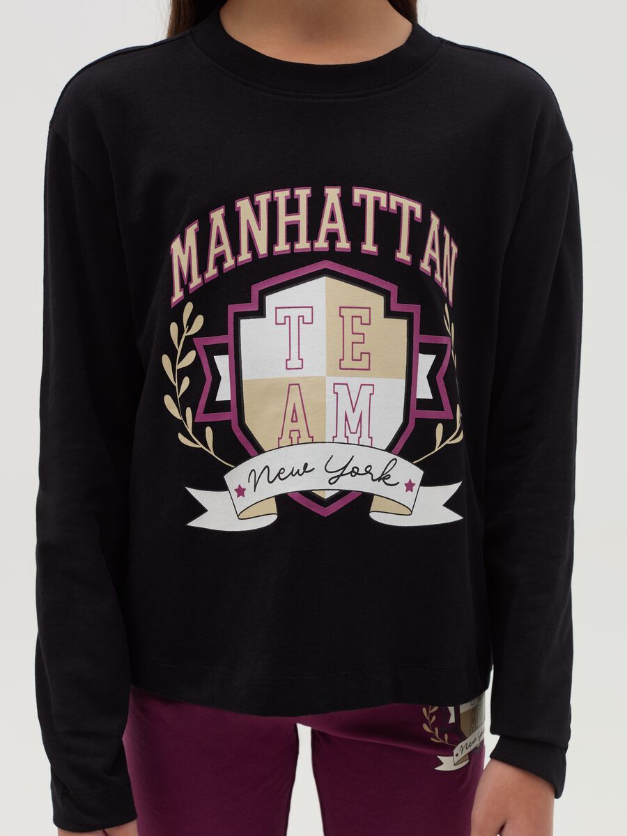 Long-sleeved T-shirt with print_1