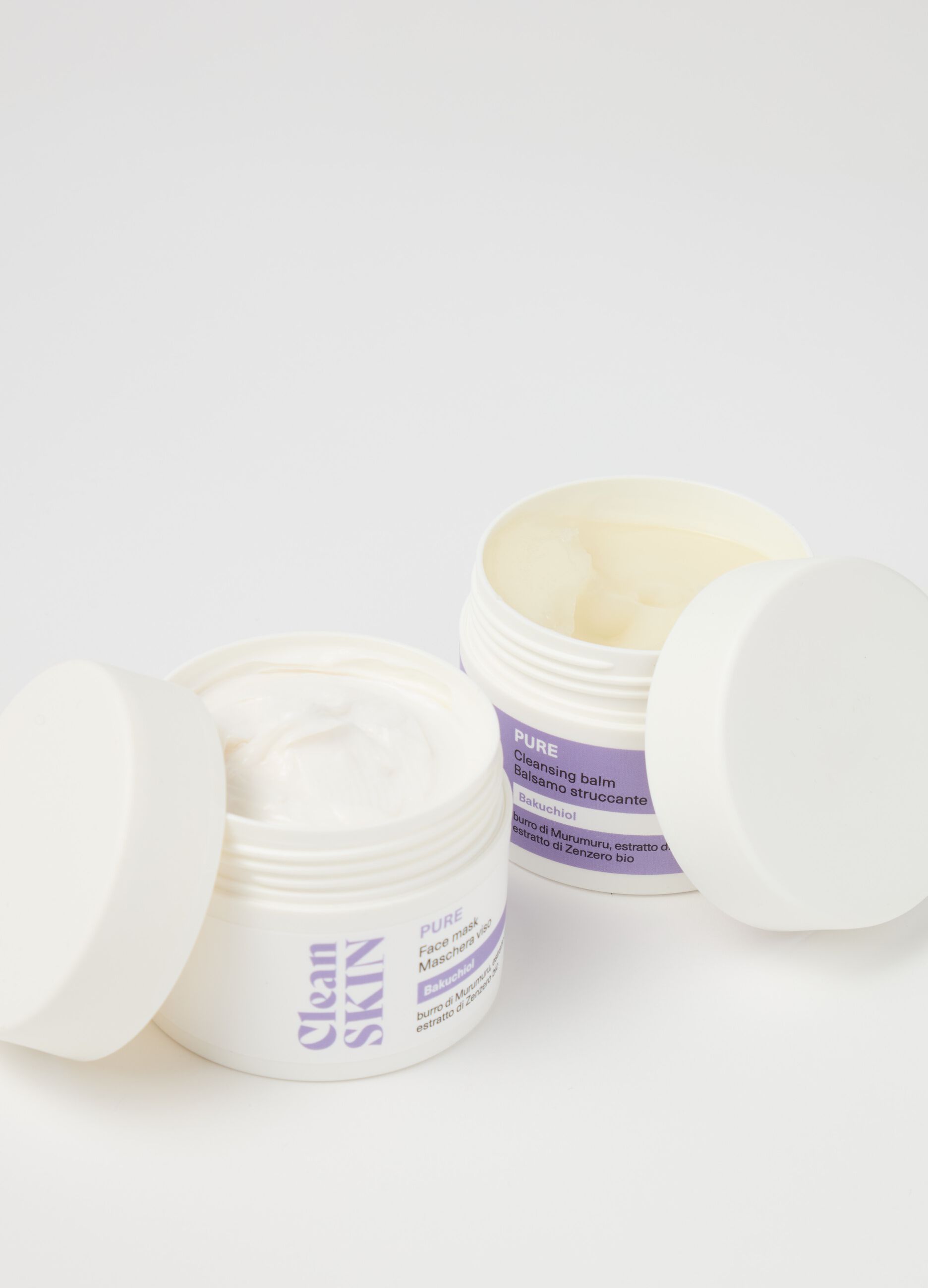 Mask+make-up remover butter kit with bakuchiol