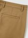 Beige Stretch Cotton Trousers Regular Fit_5