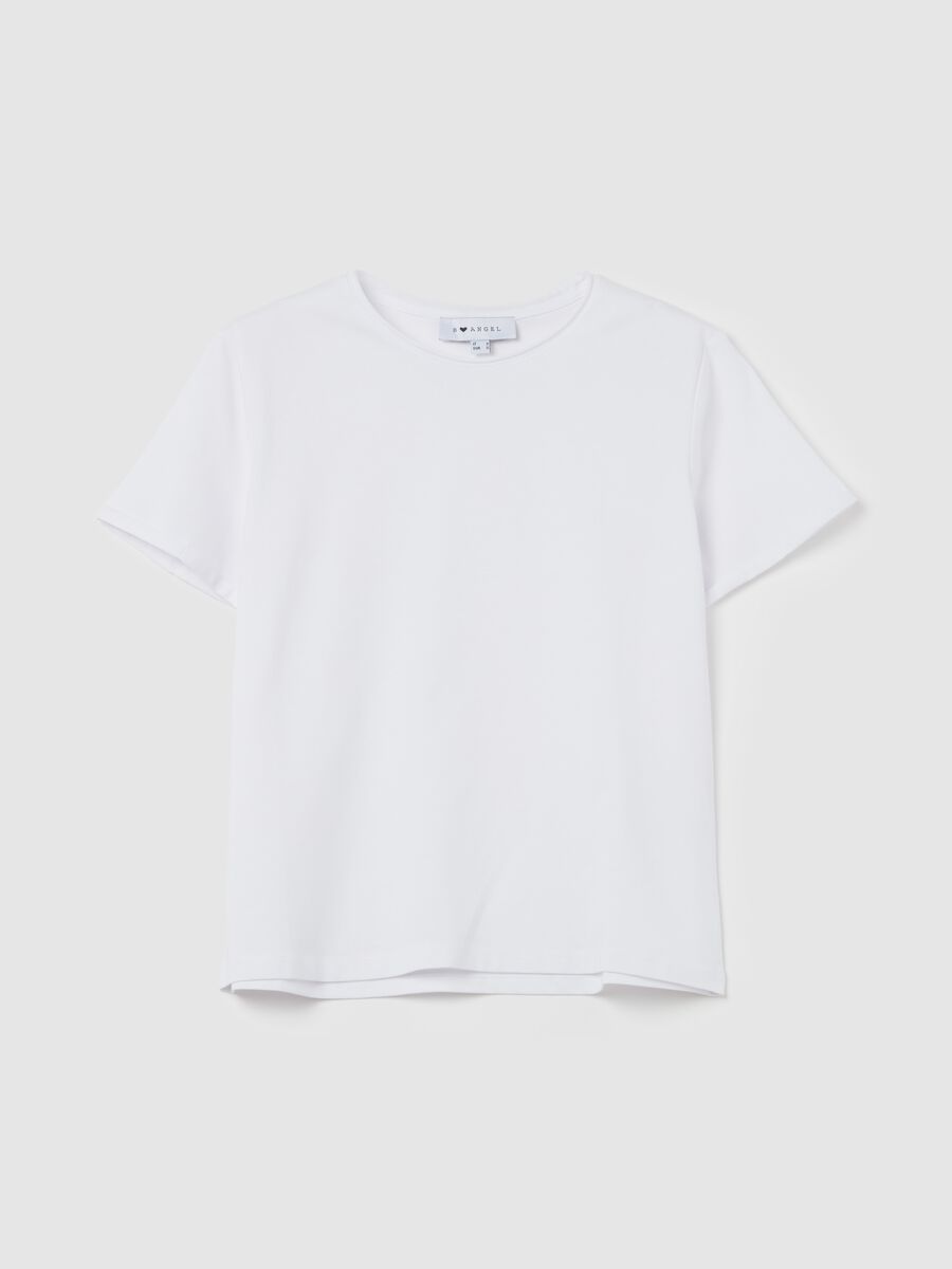 Cotton T-shirt with round neck_4