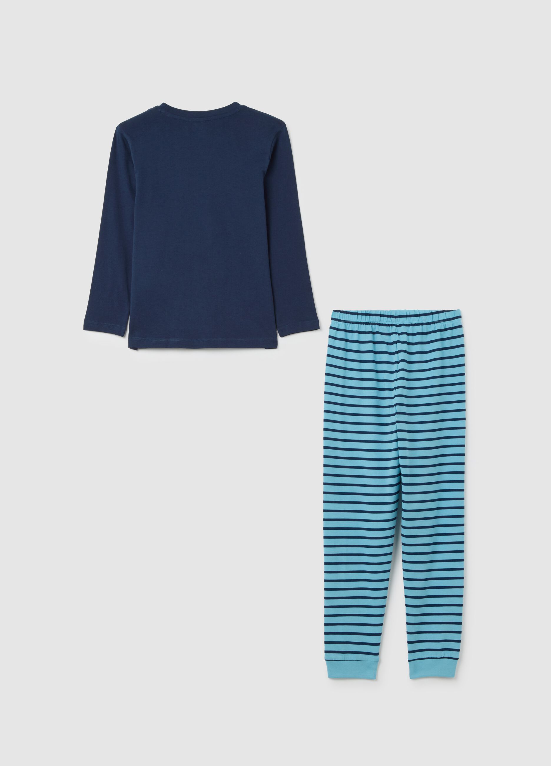 Children's Pyjama in Pure Multicolour Cotton