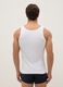 White pure cotton tank top regular fit_2