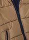 Tobacco brown padded hooded jacket_3