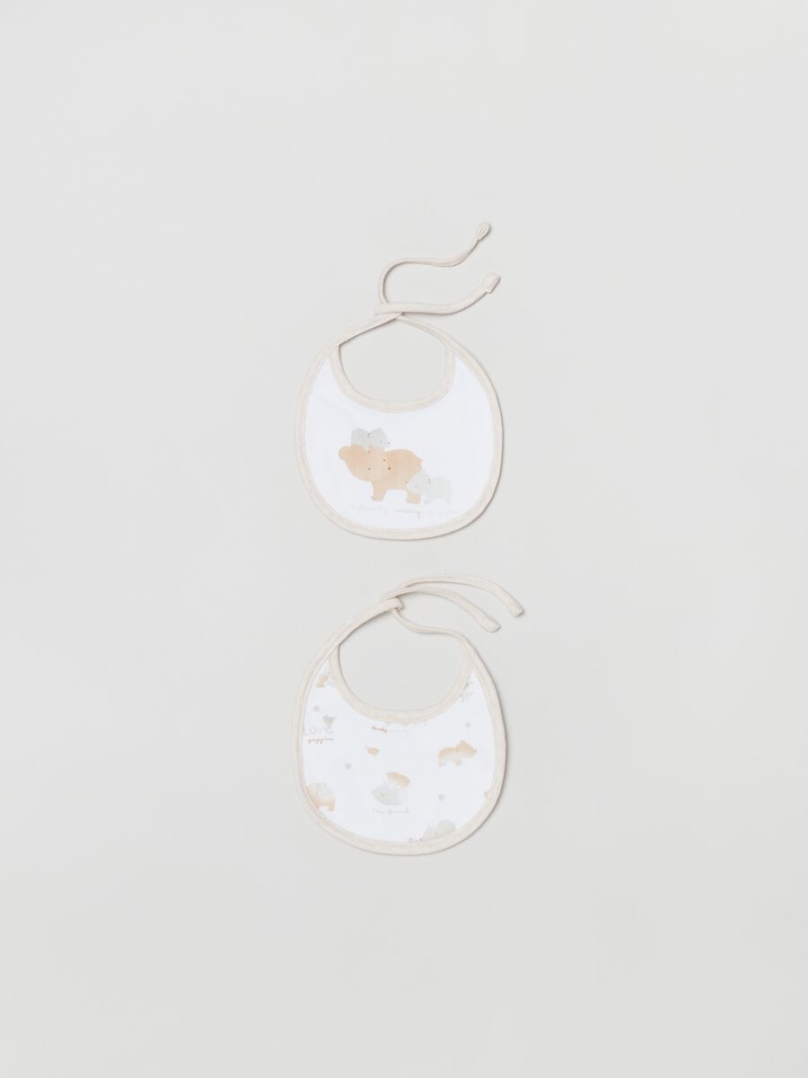 Bipack bavaglini con stampa orsetti _0