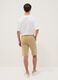 Boy's beige pure cotton shorts regular fit_1