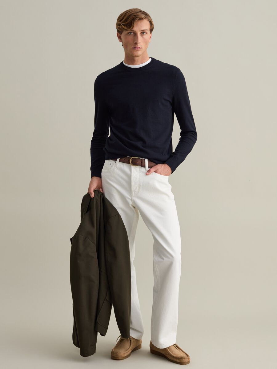 Straight-fit jeans in cotton twill_1