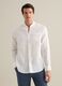 Men&rsquo;s white regular-fit shirt in 100% linen_1