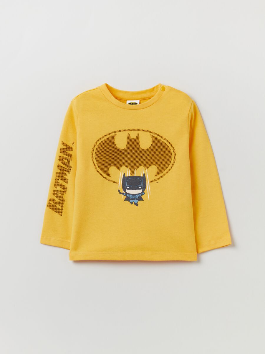 T-shirt a maniche lunghe con stampa Batman_0