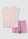 Women's pink pure cotton regular fit pyjama set_4