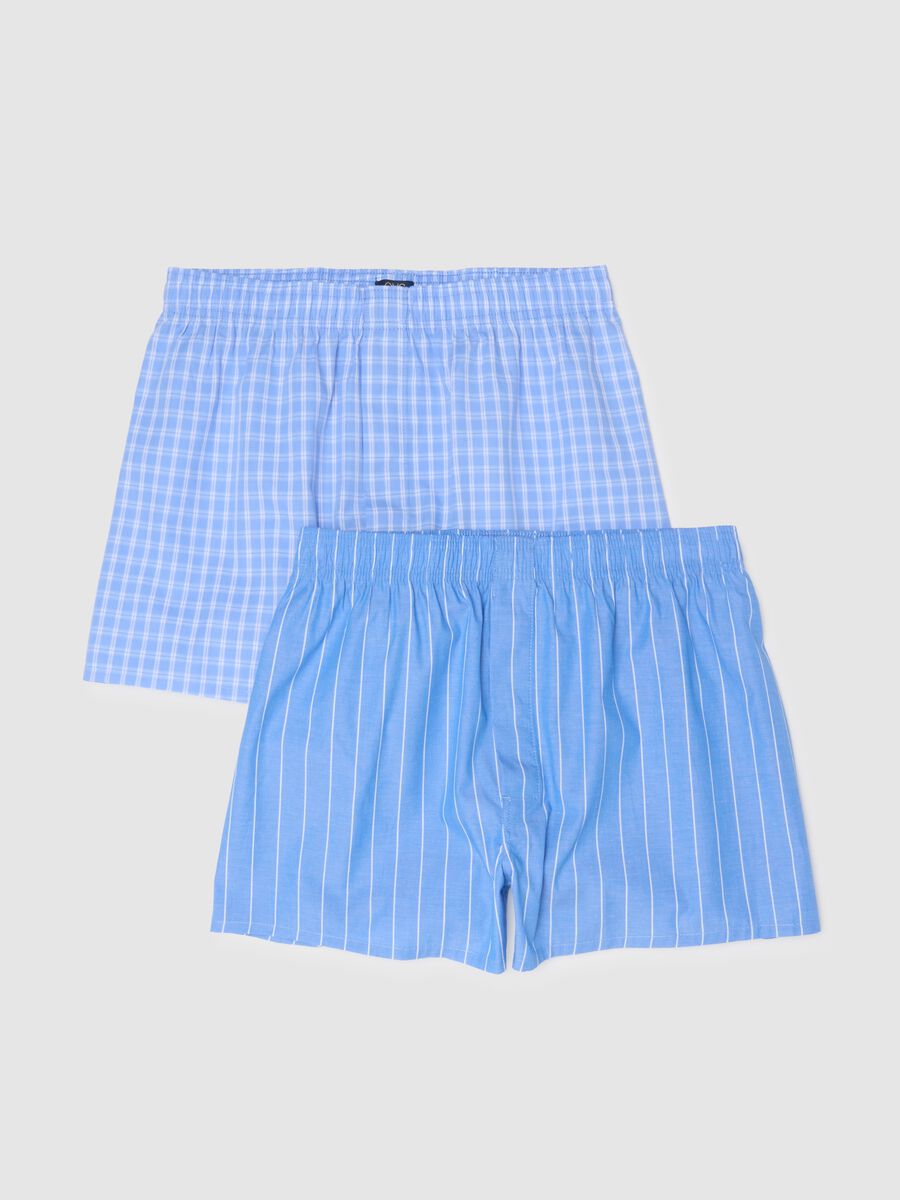 Multicolour stripe regular fit pure cotton boxer twin pack_4