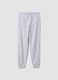 Grey organic cotton jogger trousers_4