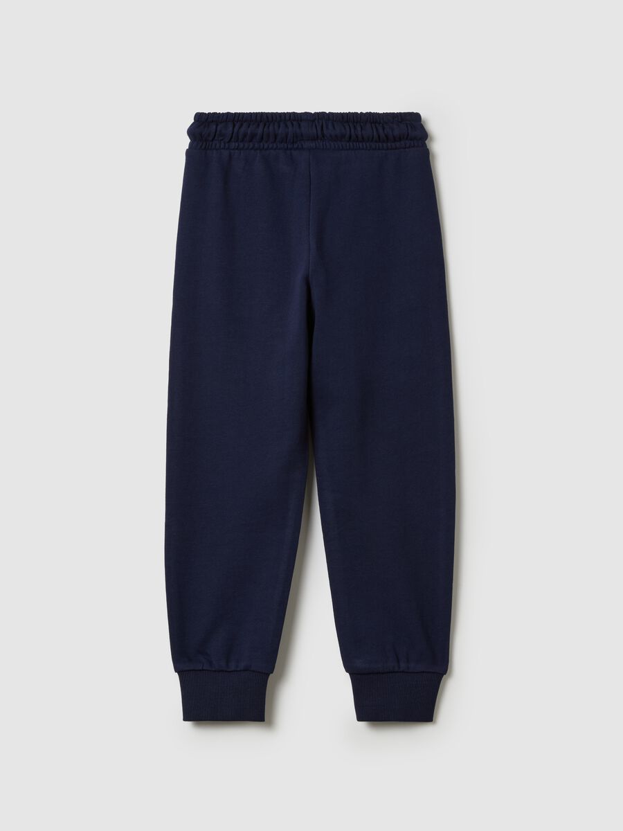 Cotton joggers with drawstring_1