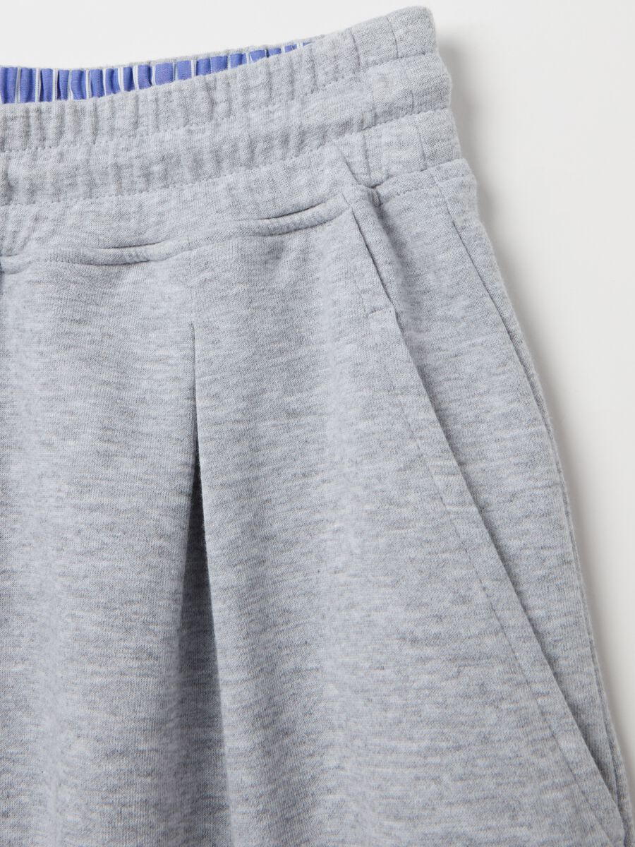 Wide-leg joggers with detail at the waist_5