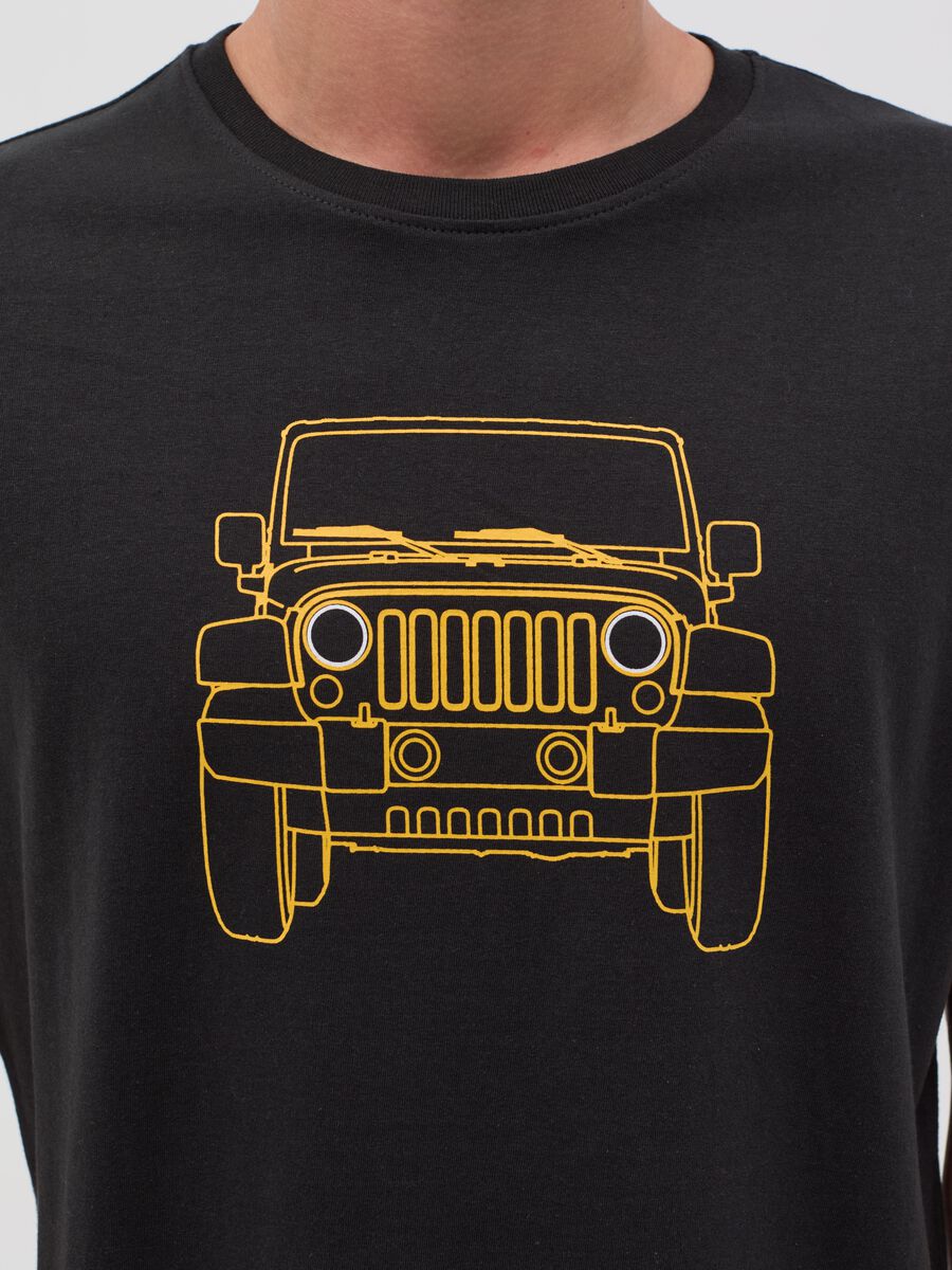Cotton T-shirt with Jeep print_2
