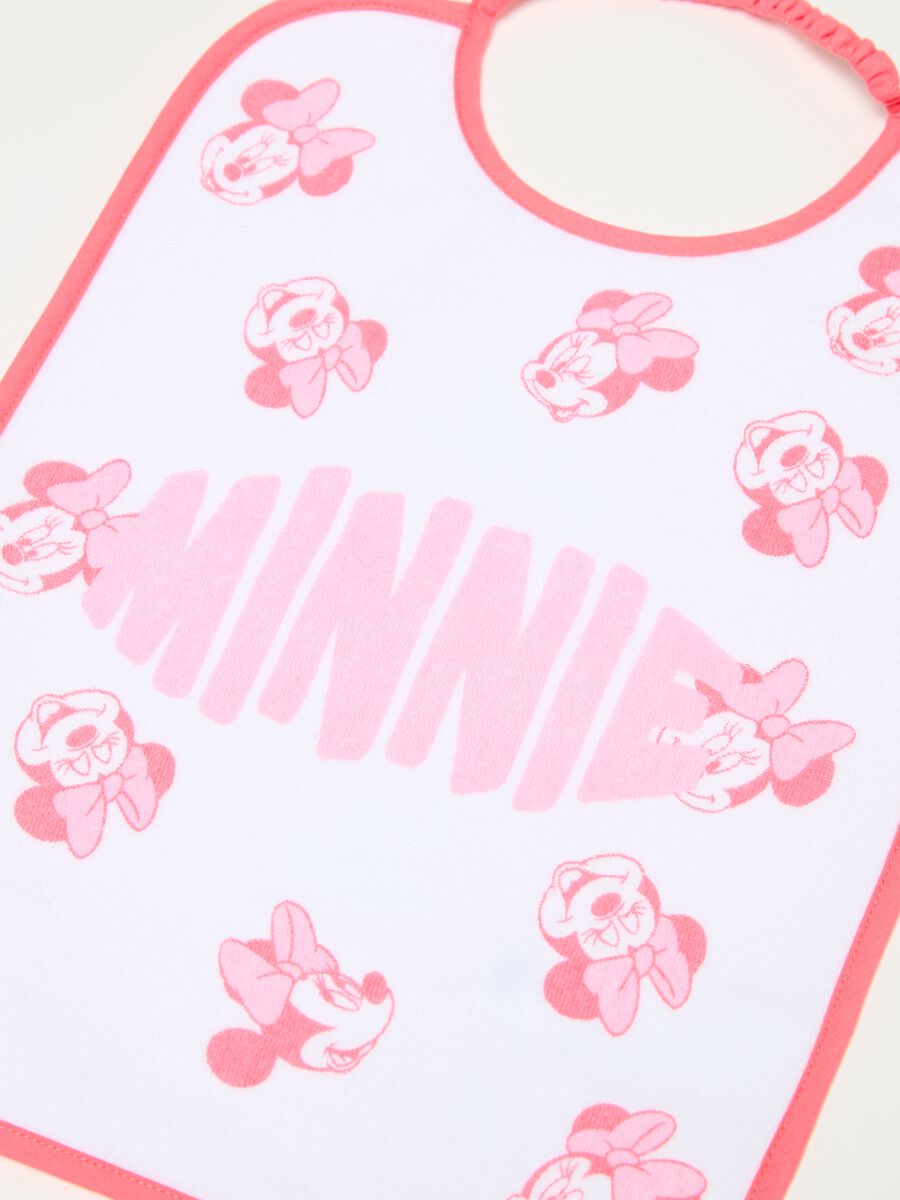 Two-pack bibs with PEVA backing and Minnie Mouse print_2