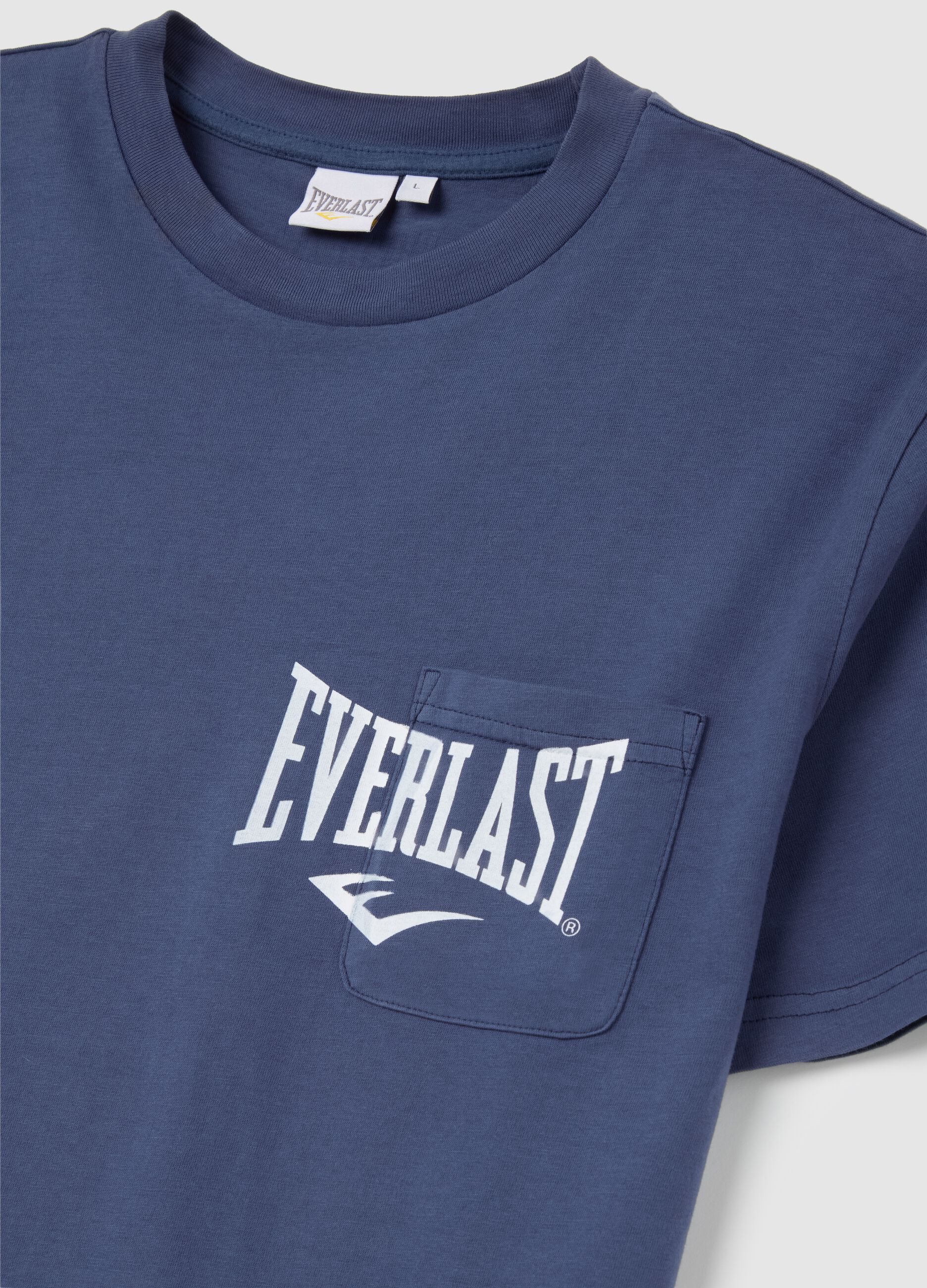 Navy Blue Everlast Cotton T-shirt