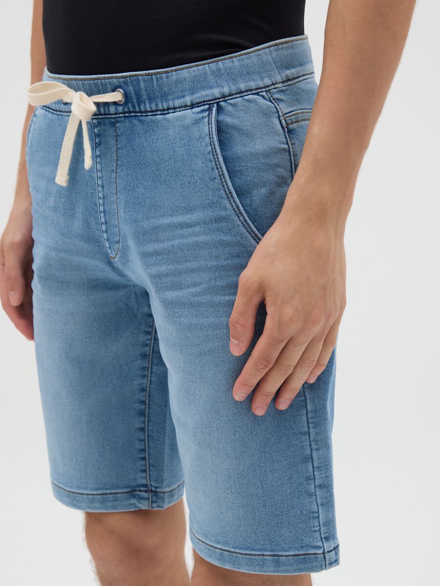 Men's Regular Fit Denim Shorts_2