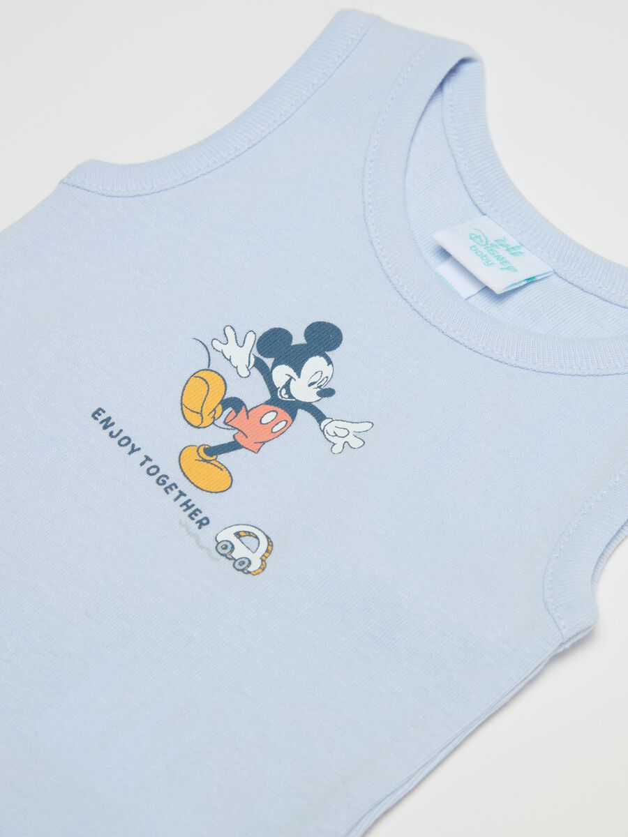 Two-pack sleeveless bodysuits with Mickey Mouse print_3