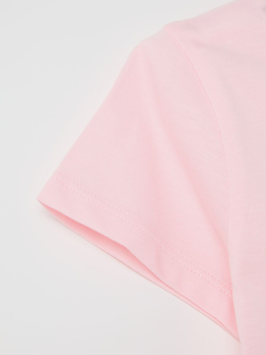 Girls' pink organic cotton pyjamas_3