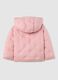Regular fit pink hoodie jacket for girls_1