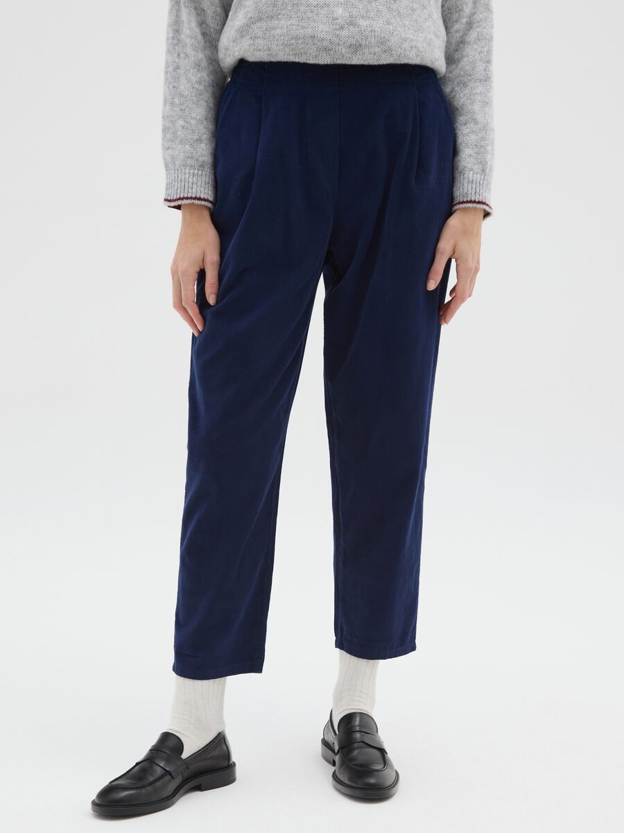 Pure Cotton Blue Trousers_1