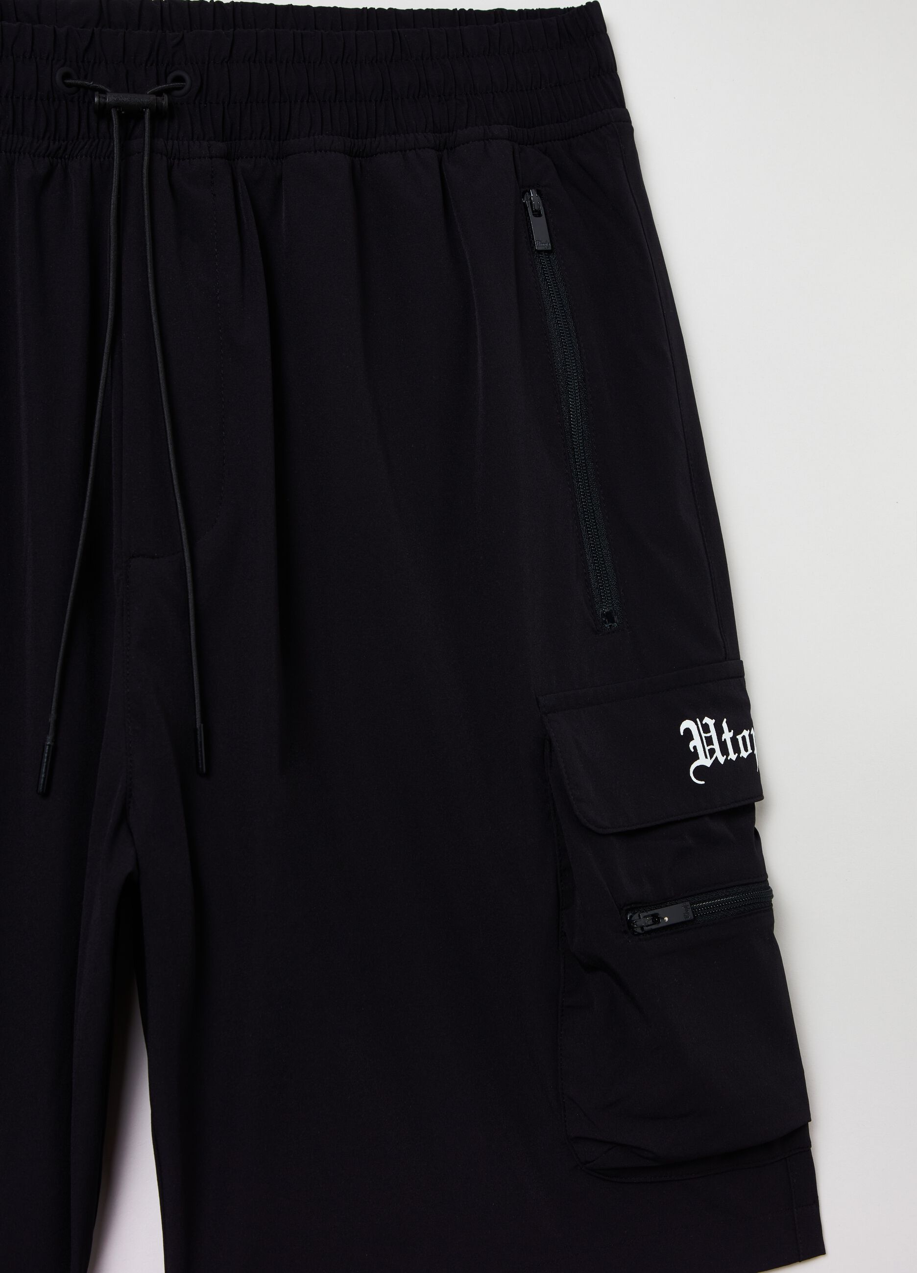 Technical Cargo Shorts Black_9