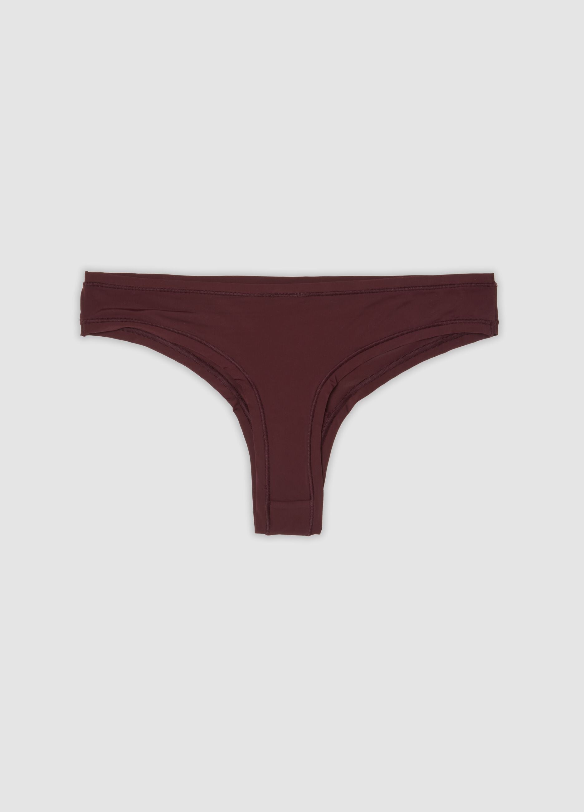 Three-pack of multicolour microfibre briefs in organic cotton blend